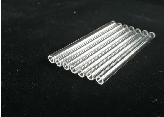 چین 6mm OD سقفی کوارتز لوله شیشه ای پایان لوله شیشه ای سیلیکات خرد شده تامین کننده