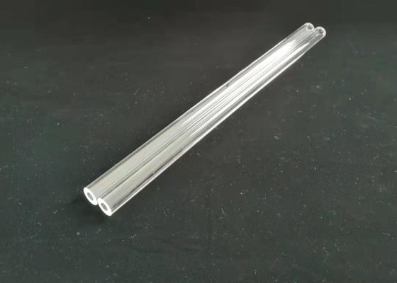 لوله کوارتز شفاف / روشن با 3mm ضخامت دیواره سنگین تامین کننده