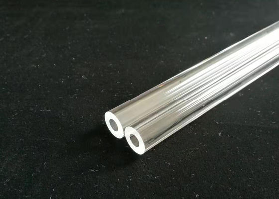 لوله کوارتز شفاف / روشن با 3mm ضخامت دیواره سنگین تامین کننده