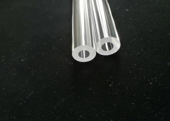 لوله کوارتز شفاف / روشن با 3mm ضخامت دیواره سنگین تامین کننده