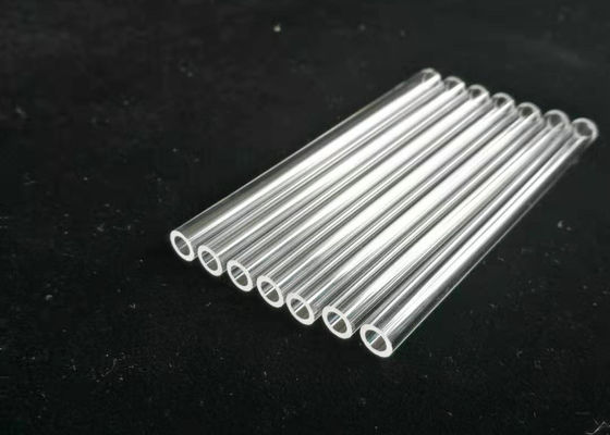 6mm OD سقفی کوارتز لوله شیشه ای پایان لوله شیشه ای سیلیکات خرد شده تامین کننده