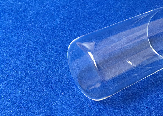 مسطح پایین نوع کوارتز تست لوله OD60mm خلوص بالا مواد SiO2 ساخته شده است تامین کننده