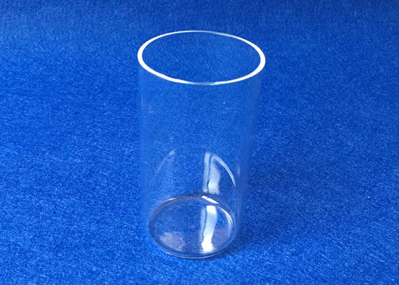 مسطح پایین نوع کوارتز تست لوله OD60mm خلوص بالا مواد SiO2 ساخته شده است تامین کننده