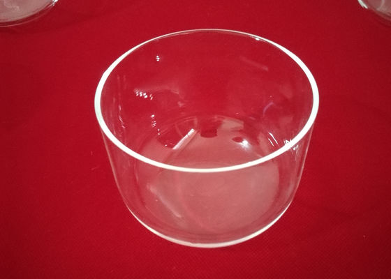 ظروف شیشه ای کوارتز تجهیزات شیشه ای 99.995٪ SiO2 Fuse Quartz Glass Labware / قابل خرد شدن با / بدون فلنج تامین کننده