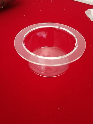 ظروف شیشه ای کوارتز تجهیزات شیشه ای 99.995٪ SiO2 Fuse Quartz Glass Labware / قابل خرد شدن با / بدون فلنج تامین کننده